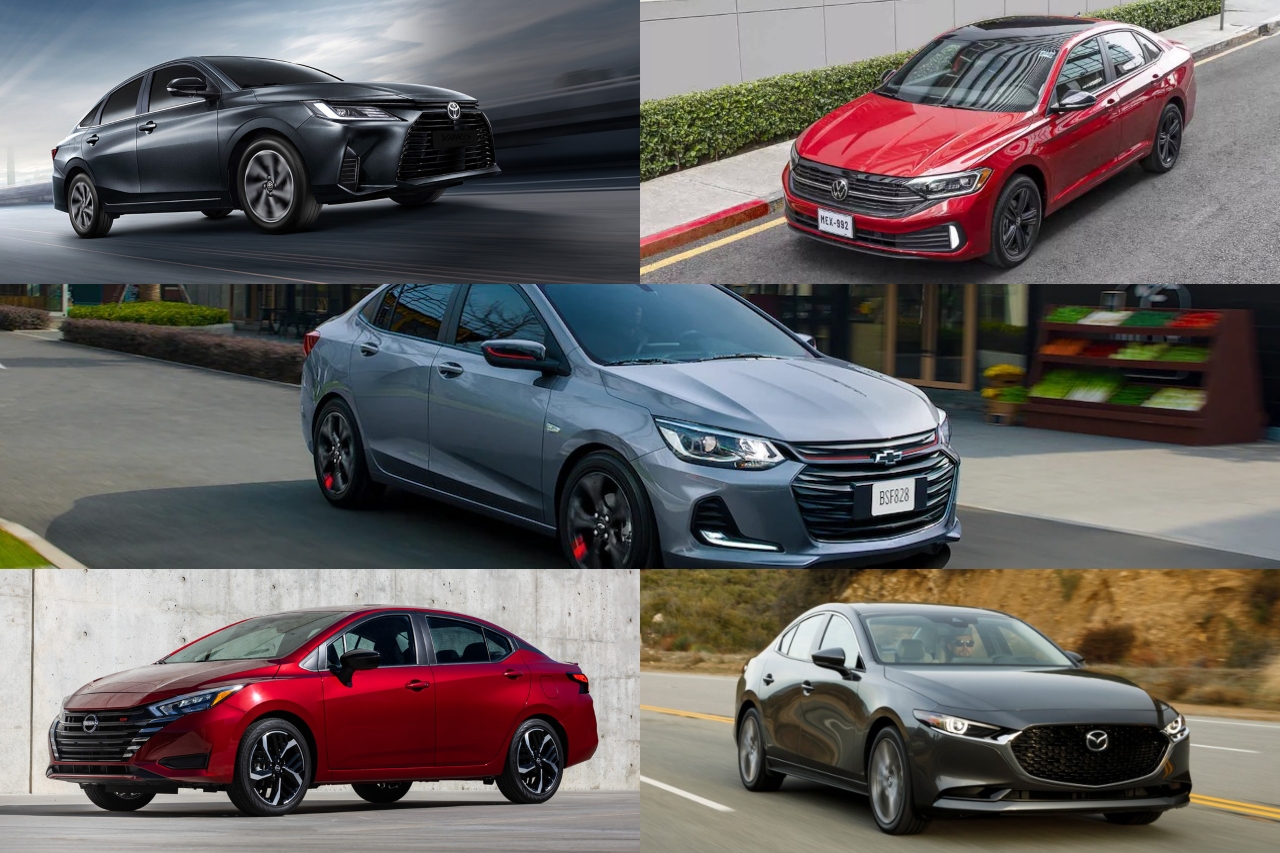 Mejores sedanes 2023 por 400 mil pesos Onix, Mazda3, Versa, Yaris y Jetta