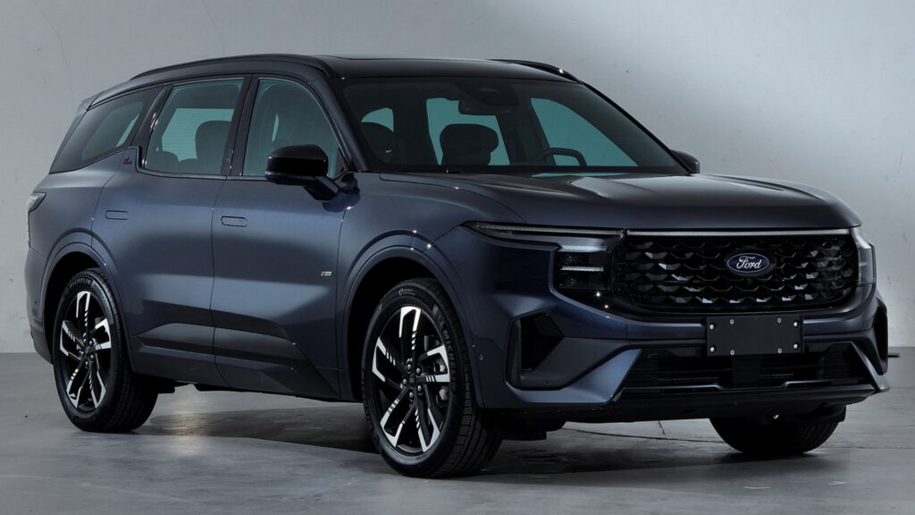 Ford Edge Hybrid 2024 frente azul