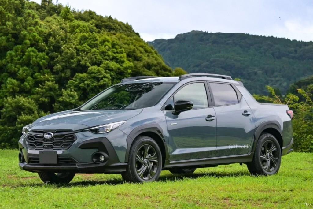 Subaru pickup renders