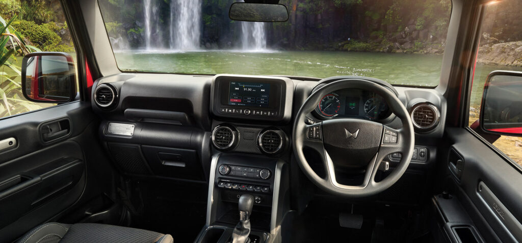 Mahindra Thar interior