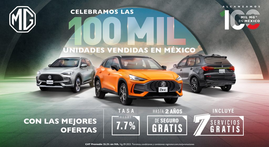 MG México 100 m unidades