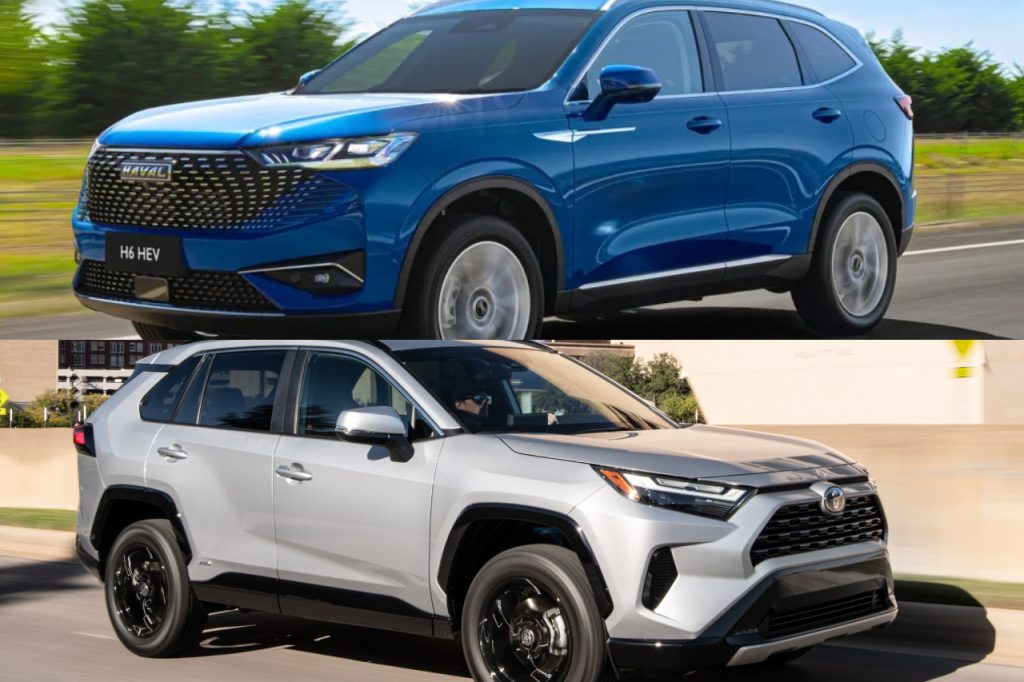 Toyota Rav4 Hybrid vs Haval H6 HEV