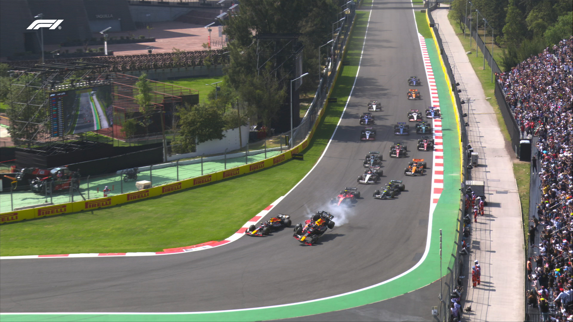 Accidente de Checo Pérez en el GP México 2023