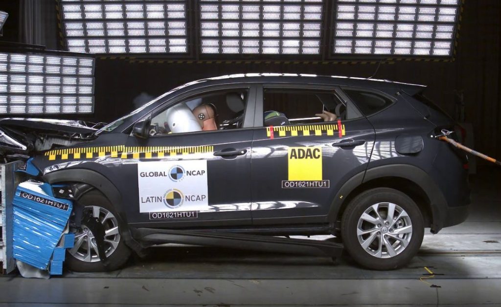 Hyundai Tucson con tres estrellas de seguridad en Latin NCAP