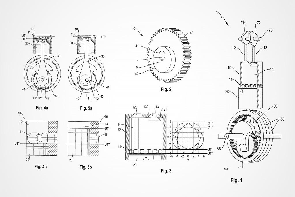 Porsche patenta un motor de seis tiempos