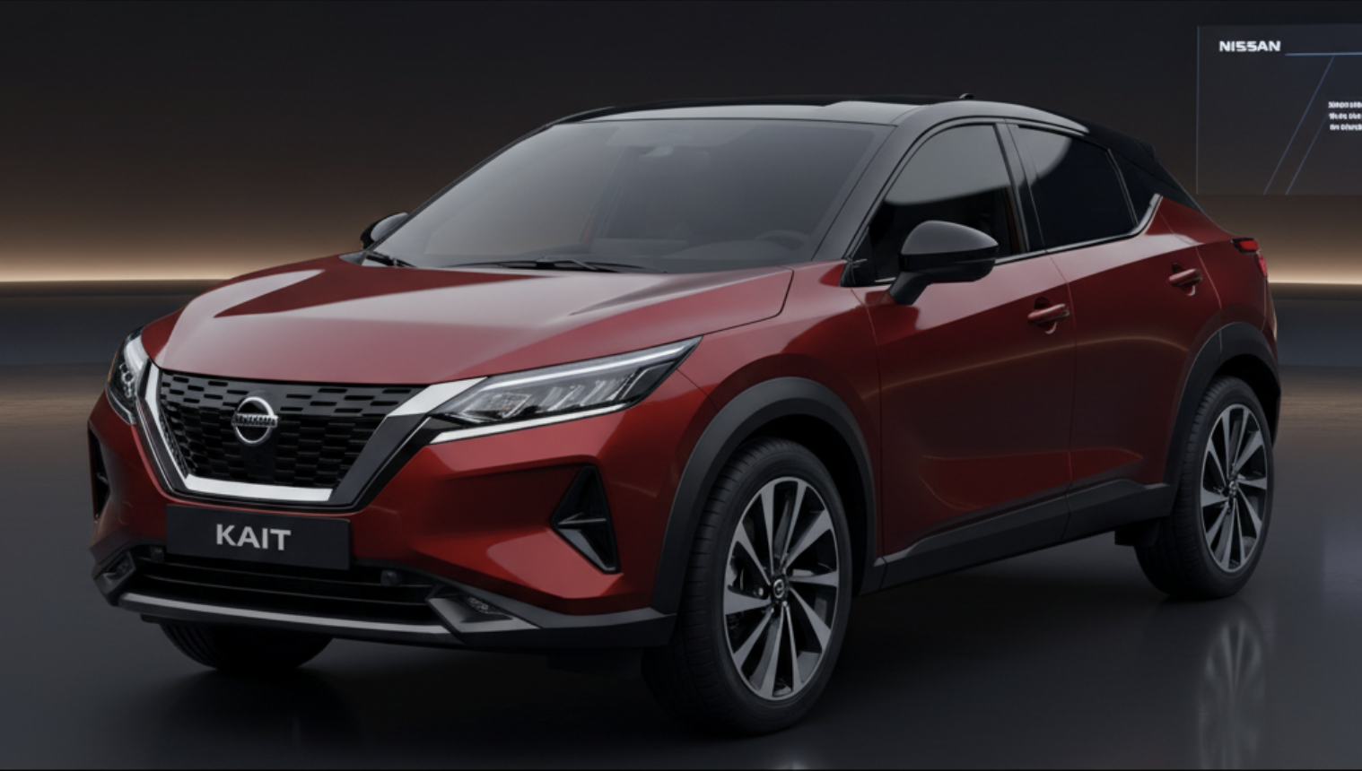 Render del posible diseño de Nissan Kait