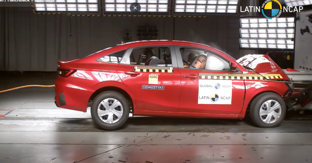 Toyota Yaris latin NCAP