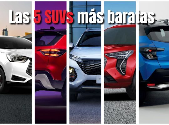 las 5 suvs mas baratas