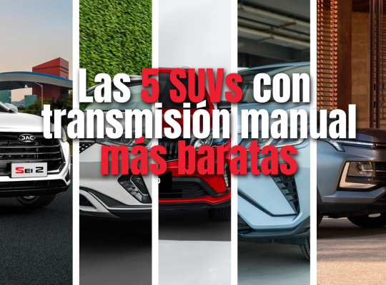 Loas 5 SUvs mas baratas transmision manual autoanalitica