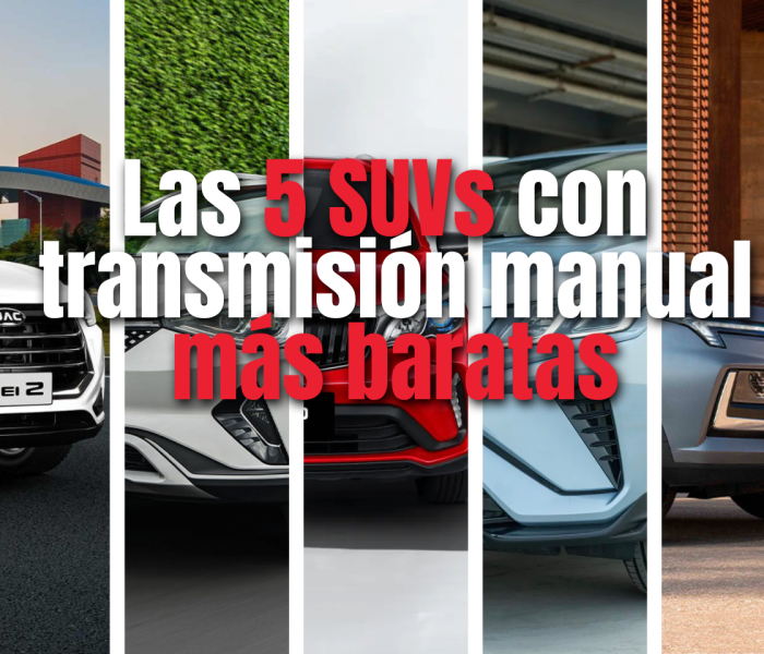 Loas 5 SUvs mas baratas transmision manual autoanalitica