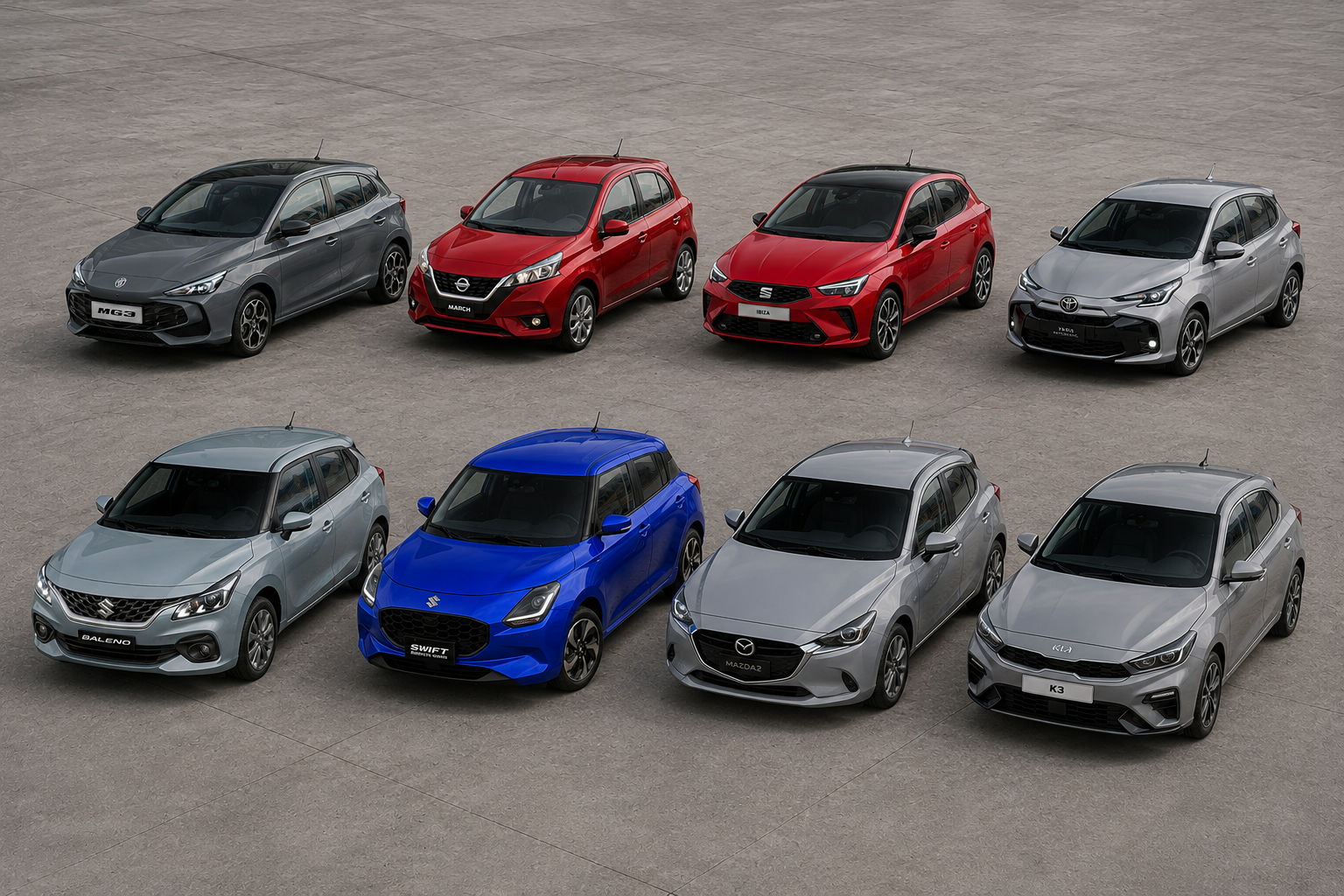 Analisis de segmento Hatchback subcompactos