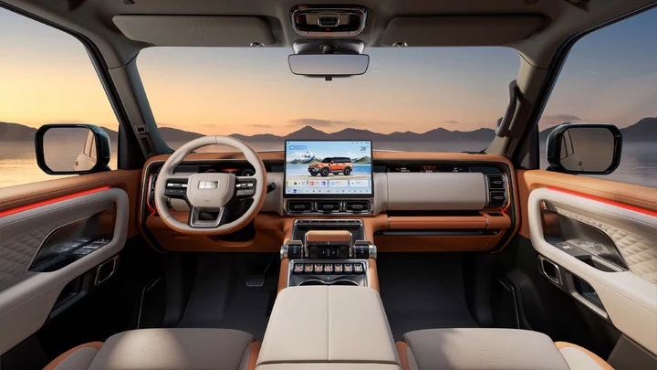 Geely Galaxy Zhanjian 700: la primera camioneta todoterreno de Geely es híbrida enchufable 6 Geely Galaxy Zhanjian 700 Autoanalitica 6.png
