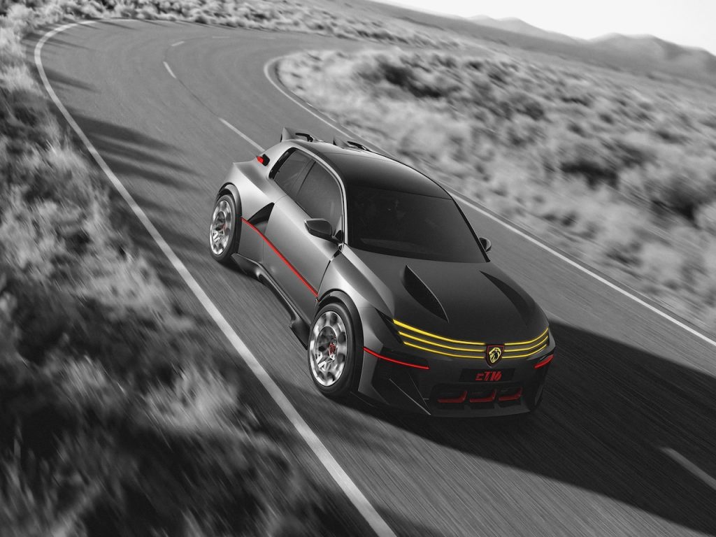 Peugeot E-T16 Concept: 816 hp para un homenaje al 205 T16 4 Peugeot E-T16 Concept